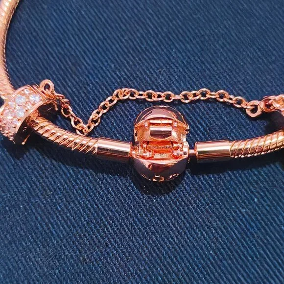 Pandora Hollow Flower Beaded Bracelet - Picture 6 of 7